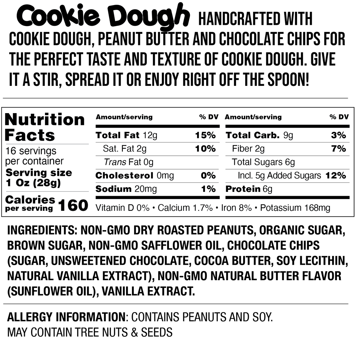 Nuts About Cookie Dough - Fokken Nuts