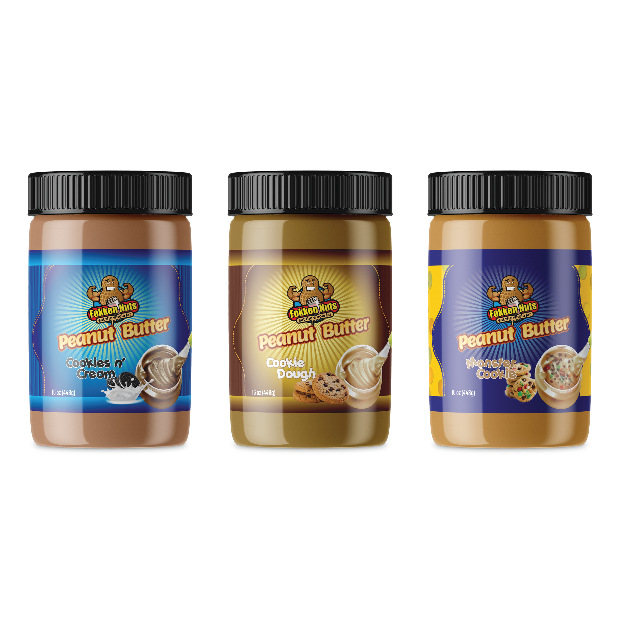 Nuts About Cookies - 3 Pack - Fokken Nuts