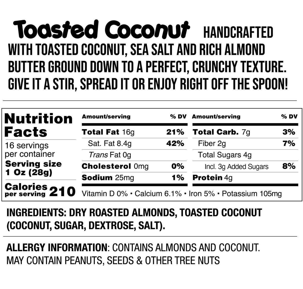 Toasted Coconut - Fokken Nuts